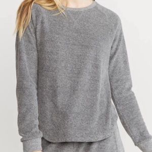 NEW Marine Layer Terry Saddle Crew Grey Super Soft Lightweight Shirt Small